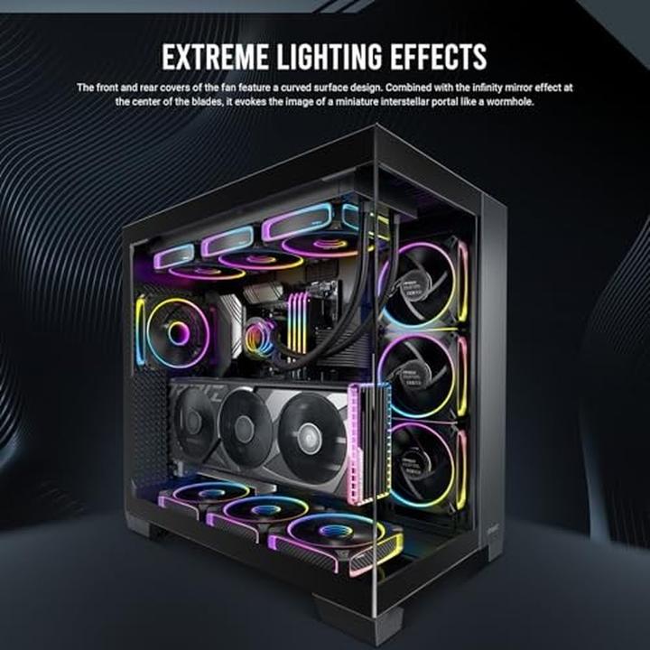 Actual product image Antec Orbit 120 ARGB - Noir (120 mm, 3x)