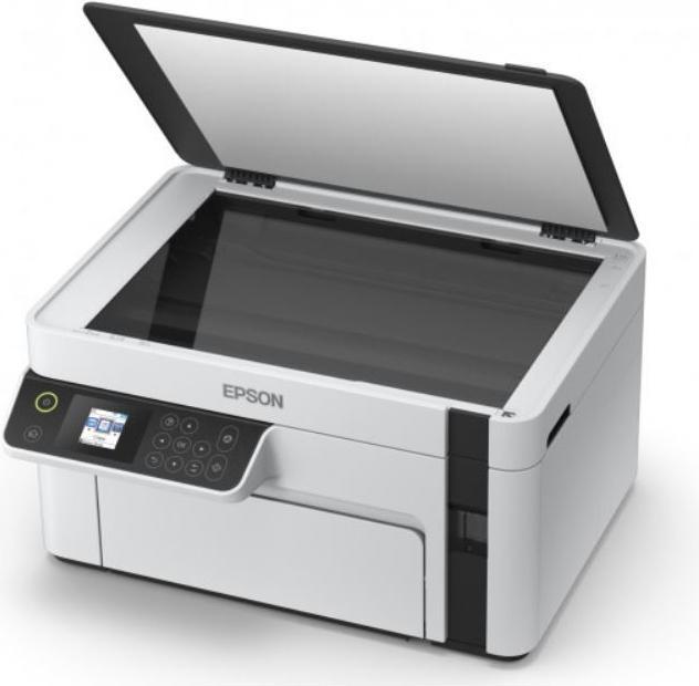 Actual product image Epson Multifunction compact printer EcoTank M2120 Mono, Inkjet, A4, Wi-Fi, White (Ink, Black and white)