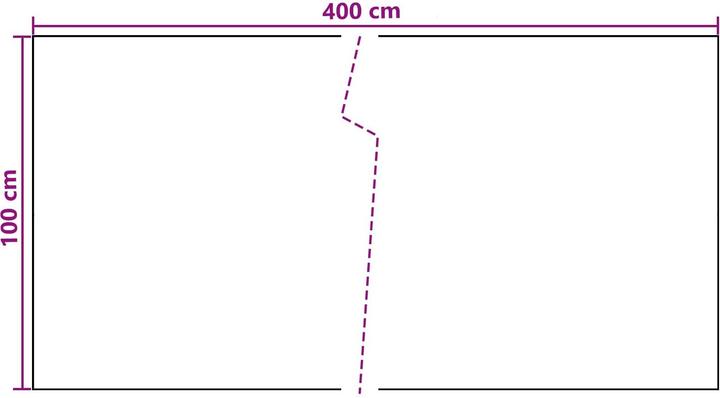 Produktbild vidaXL Balkonsichtschutz (400 cm)