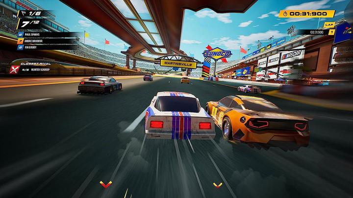 Productafbeelding GameMill Entertainment Nascar Arcade Rush - PS5 (EU-versie) (PS5)