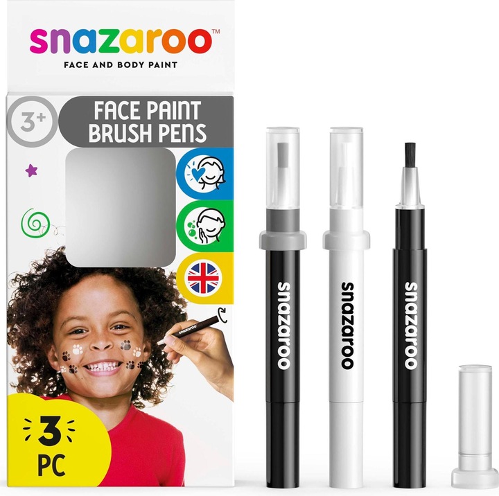 Immagine prodotto Snazaroo Set trucco monocromatico per bambini nero/bianco