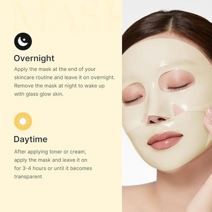 Actual product image Medicube Kojic Acid Turmeric Brightening Gold Jelly Gel Mask Overnight Face
