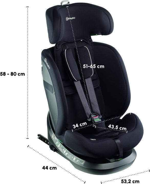 Actual product image BabyGo Protection 360 (Reboarder, ECE R129/i-Size Standard)