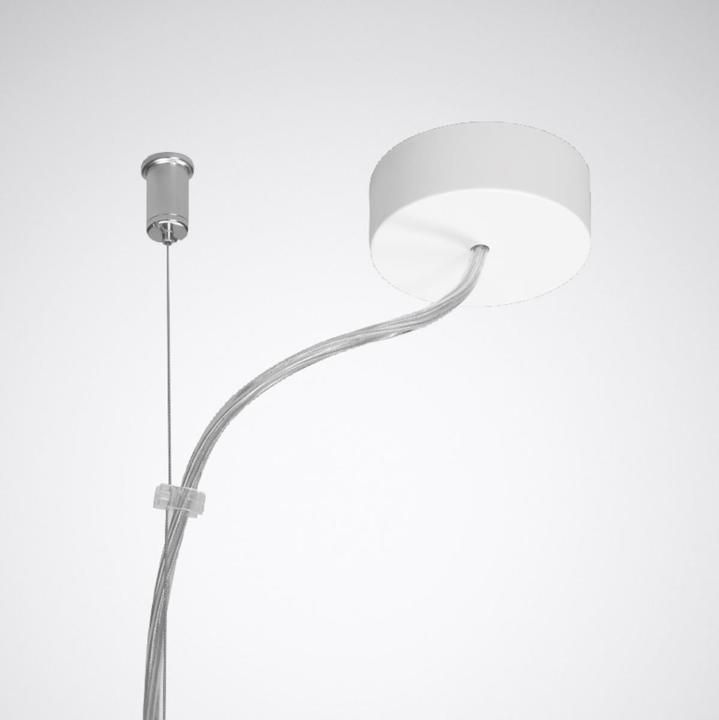 Trilux Ceiling junction box ZAA/01 4601700 white, round f. Opendo / LUCEO / ATIRION