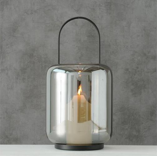 Produktbild Boltze Home Windlicht Meryse 17 x 35 cm, Anthrazit (17 x 35 cm, 1 x)