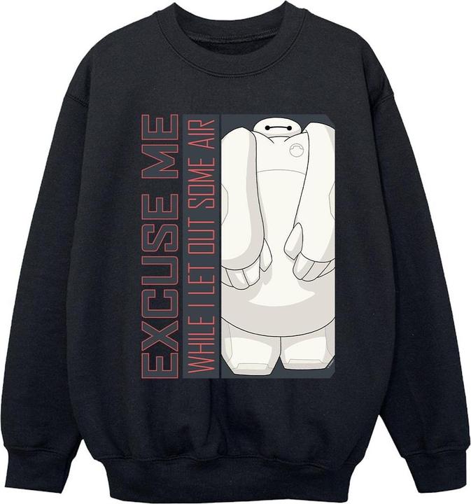 Produktbild Disney Big Hero 6 Baymax Excuse Me Some Air Sweatshirt Mädchen (140, 146)