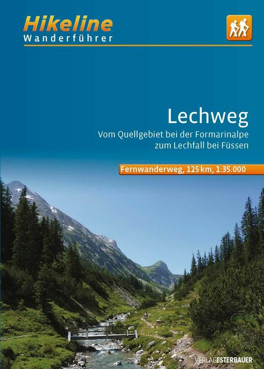 Actual product image Wanderführer Lechweg (German, Publishing house Esterbauer GmbH, 2025)