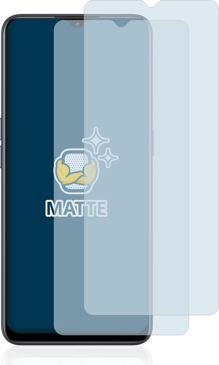 Actual product image BROTECT Anti-glare screen protector matt (2 Piece, Oppo Find X2 Lite)