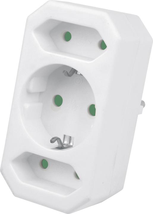 Heitech Adaptateur de prise de courant (Type 13, 3 x)