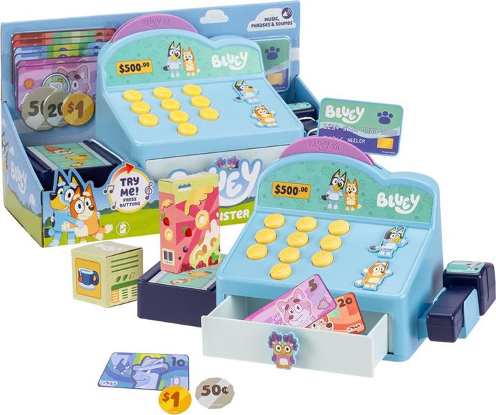 Produktbild Bluey Registrierkasse mit interaktiven Geräuschen