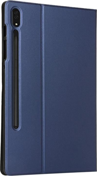 Productafbeelding Cover-Discount Galaxy Tab S8 Ultra - Drievoudige Smart Case donkerblauw (Galaxy Tab S8 Ultra)
