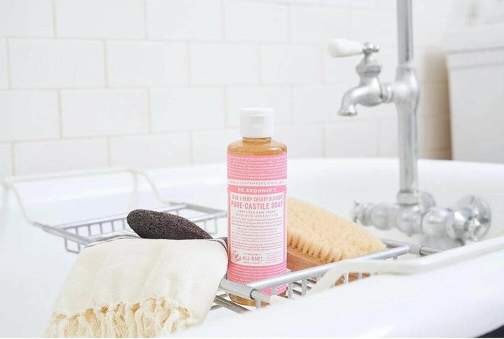 Actual product image Dr. Bronner's Pure Castile Liquid Soap Cherry Blossom 475 ml (475 ml)