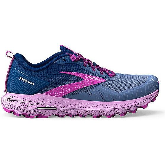 Brooks Running, Damen, Laufschuhe, Traillaufschuhe Cascadia 17 (37.5), Blau