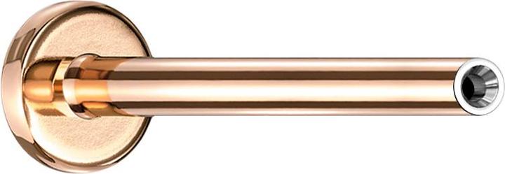 Image du produit Star Piercing Tige de labret Micro Threadless or rose (sans laiton, Titane G23)