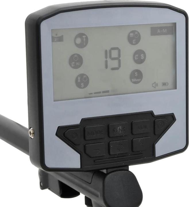 Image du produit VidaXL Détecteur 18 cm de profondeur de recherche Pinpoint et fonction Auto-Tune