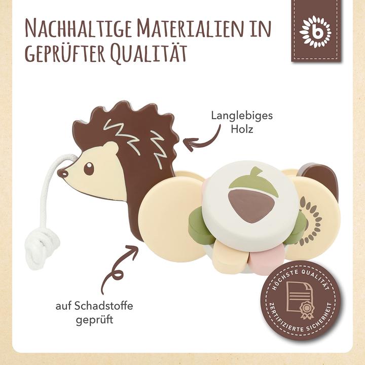 Produktbild Bieco Nachziehtier 'Igel'