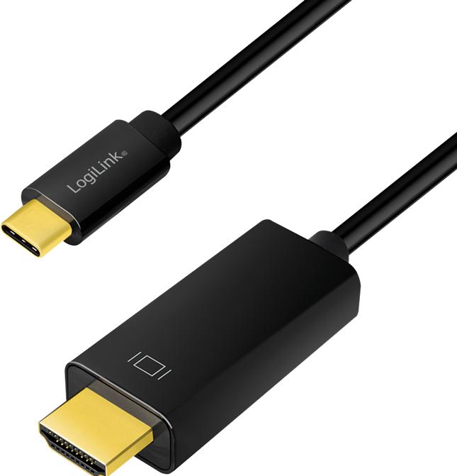 Produktbild LogiLink USB Typ C — HDMI (Typ A) (3 m)