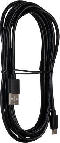 Image du produit RS PRO Câble USB, Micro-USB B vers USB A, 3m, Noir (3 m, USB 2.0)