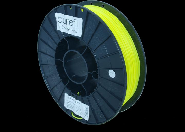 Produktbild Purefil PLA Filament (PLA, 1.75 mm, 750 g, Gelb)