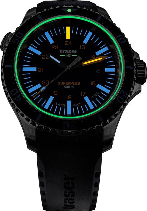 Actual product image Traser H3 109371 P67 T100 SuperSub Blue 46mm 50ATM (46 mm)