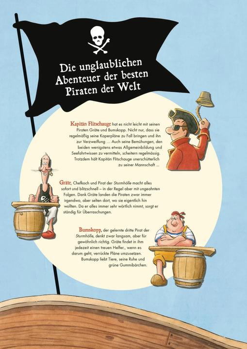 Produktbild Die Unsinkbaren Drei - Die unglaublichen Abenteuer der besten Piraten der Welt (Deutsch, Wilhelm Nünnerich, 2017)