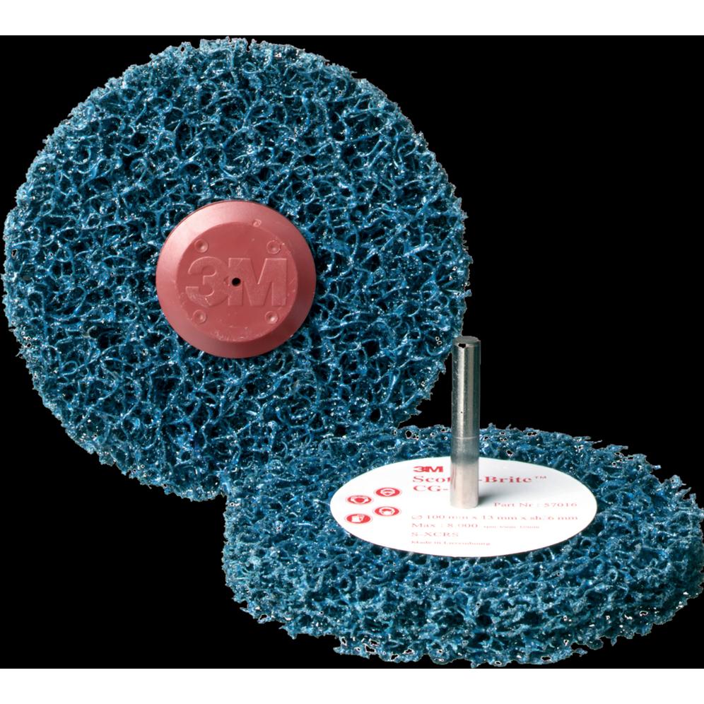 3M, Schleifmittel, Grobreinigungsscheibe blau,mit (Extra coarse)