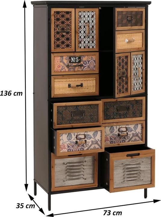 Produktbild MCW O80-nbM (73 x 35 x 136 cm)