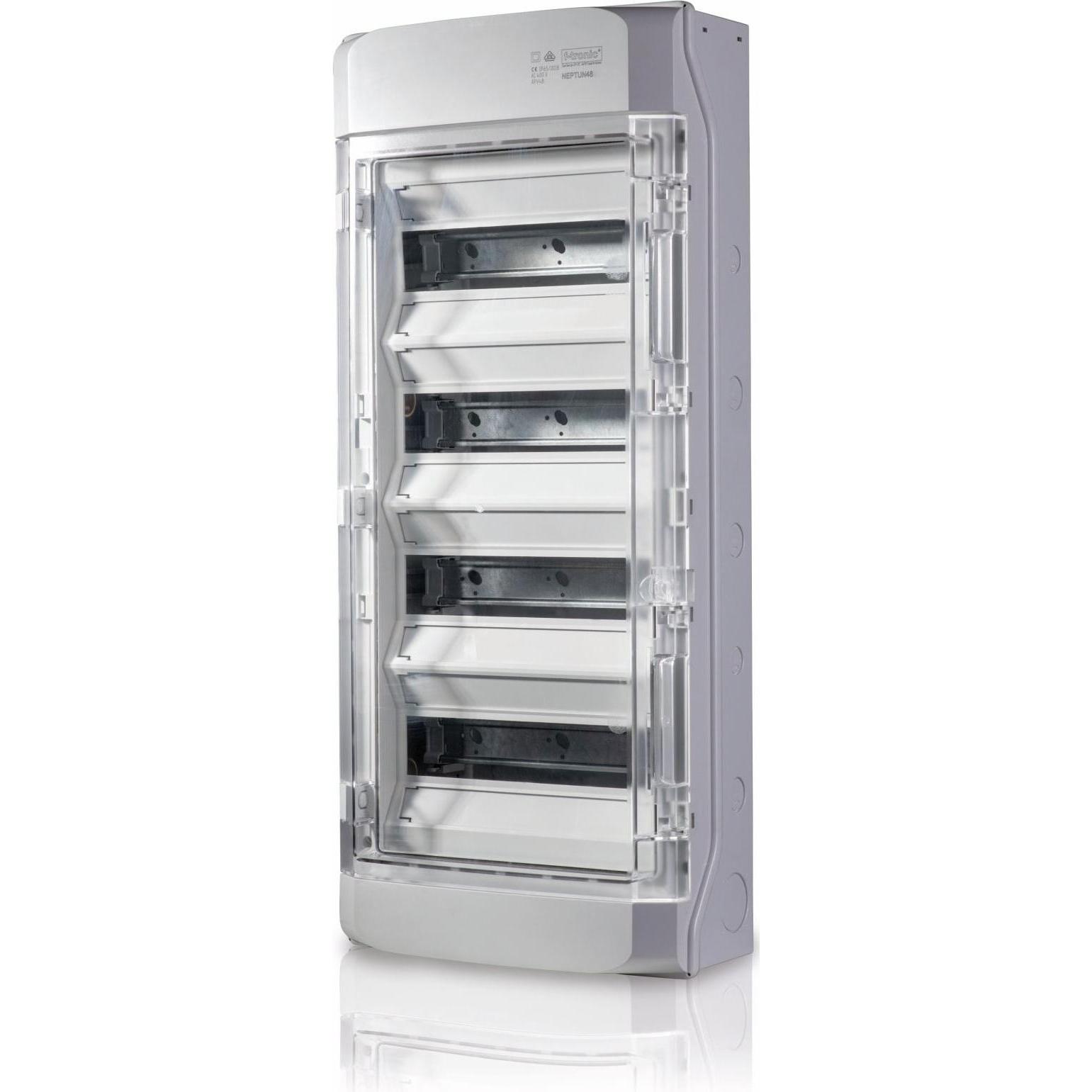 F-Tronic, Verteilerschrank, 7270004 AP Feuchtraumverteiler 4-reihig Neptun48