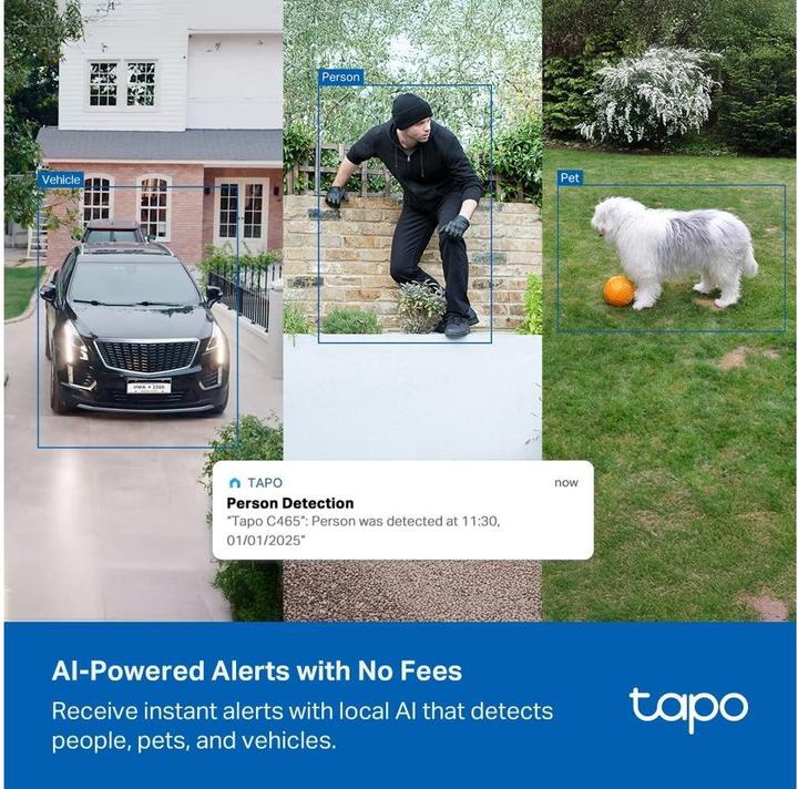 Produktbild TP-Link Netzwerkkamera Tapo C465 4K Solar mit Akku und (3840 x 2160 Pixels)