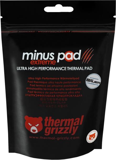 Image du produit Thermal Grizzly Minus Pad Extreme - 100 × 100 × 1 mm (1 mm)