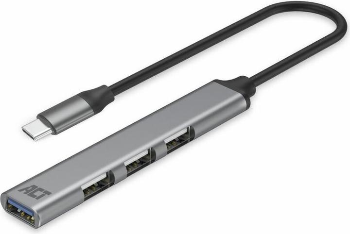 Actual product image USB-C hub 3.0, 4 port USB-A (USB-C, 4 Ports)