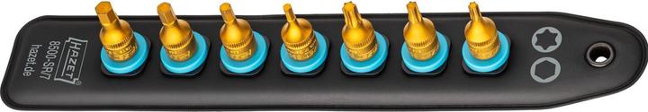 Produktbild HAZET SmartRail mit 7 Steckplätzen 8500-SR/7 ∙ Vierkant6,3 mm (1/4 Zoll) ∙ Innen TORX® Profil, Inne…