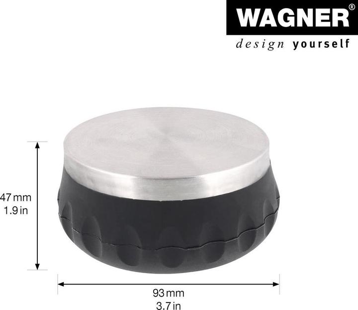 Image du produit Butoir de porte au sol ø 93x43 mm (1 pcs)