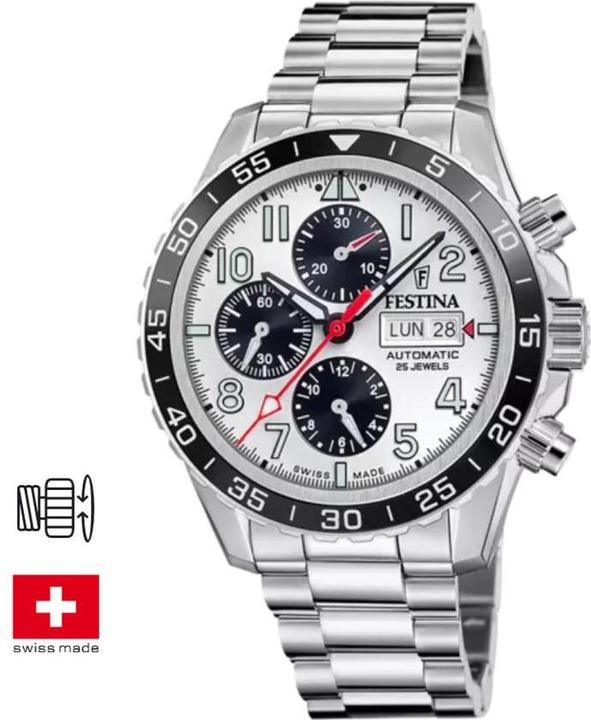 Actual product image Festina F20055/1 Automatic (Swiss made, 45.80 mm)