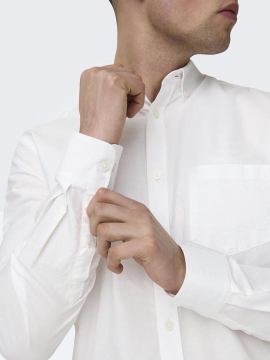 Produktbild Only & Sons Einfarbiges Langarmhemd (XXL)