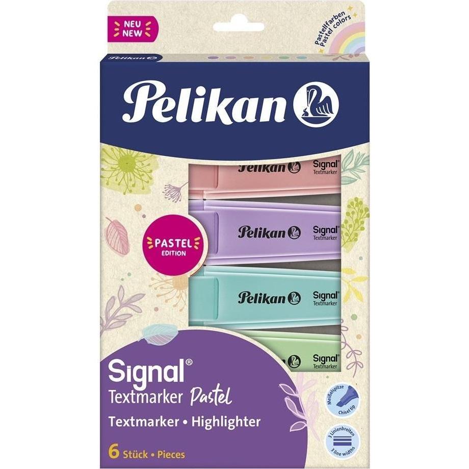 Teka, Evidenziatori, Signal Pastell Textmarker 6 Farben (6 x)
