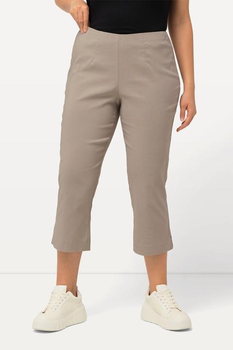 Immagine prodotto Ulla Popken Pantaloni di bengalina elasticizzata, lunghi fino al polpaccio, con cintura elastica (58)