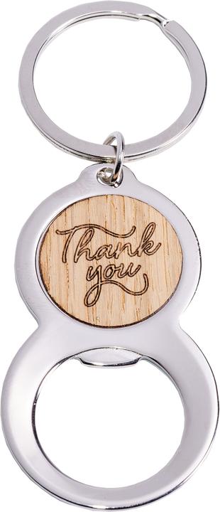 Actual product image Roost Keychain Thank you SA312