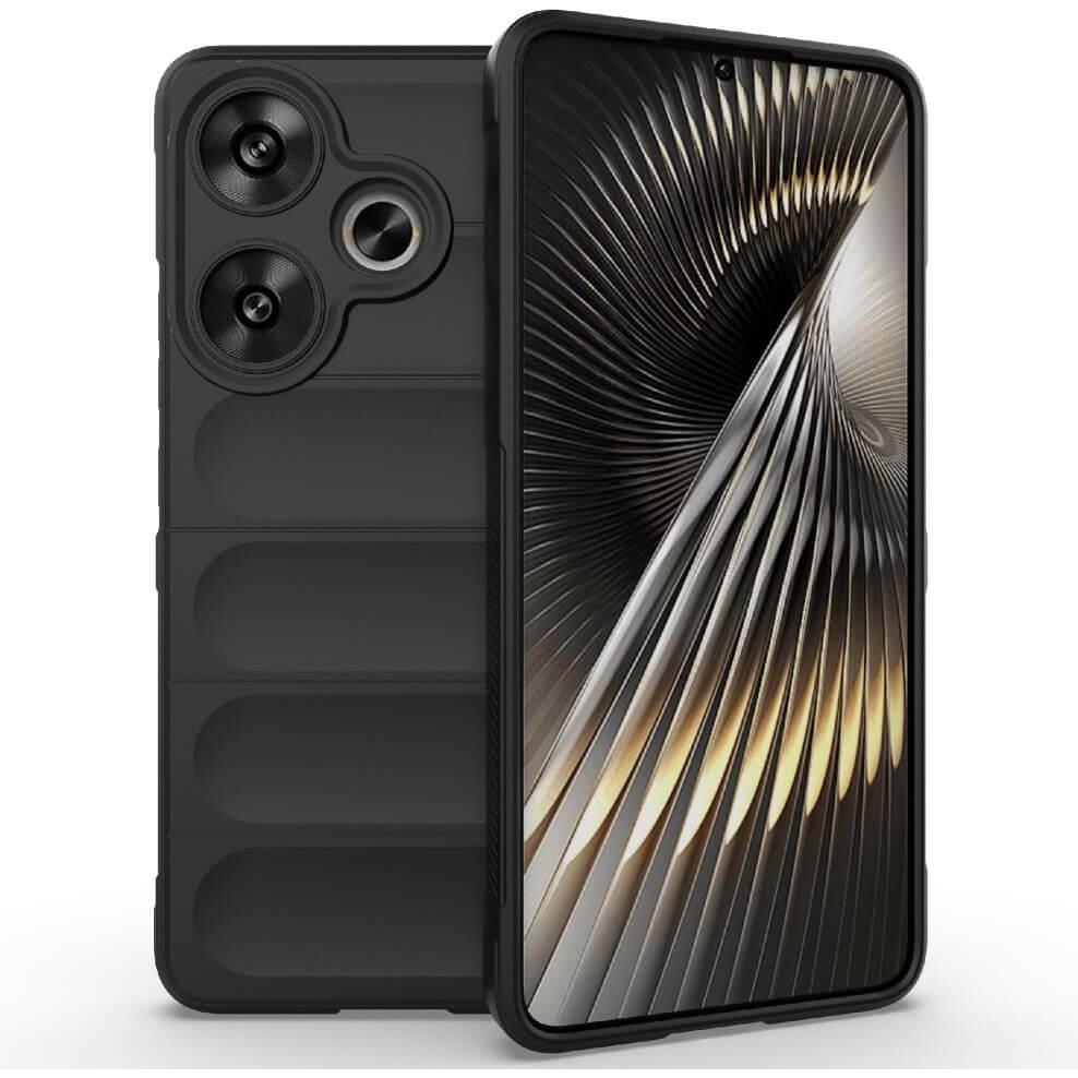 Cover-Discount Xiaomi Poco F6 - Rugged Protective Cover (Xiaomi Poco F6), Smartphone Hülle, Schwarz