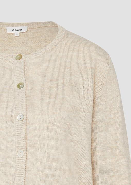 Produktbild s.Oliver Strickjacke Weiche Strickjacke aus Alpakamix (36)