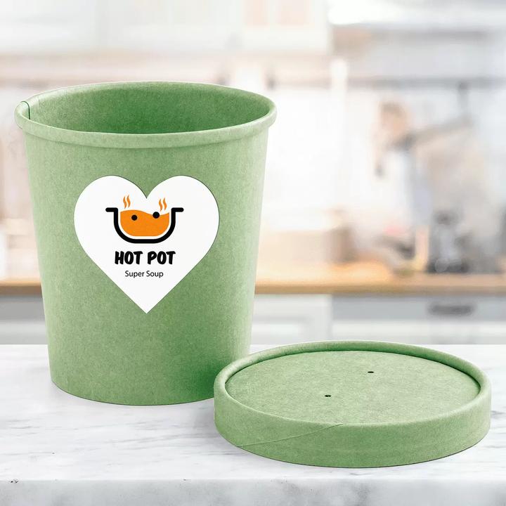 Produktbild HERMA Herz Etiketten A4