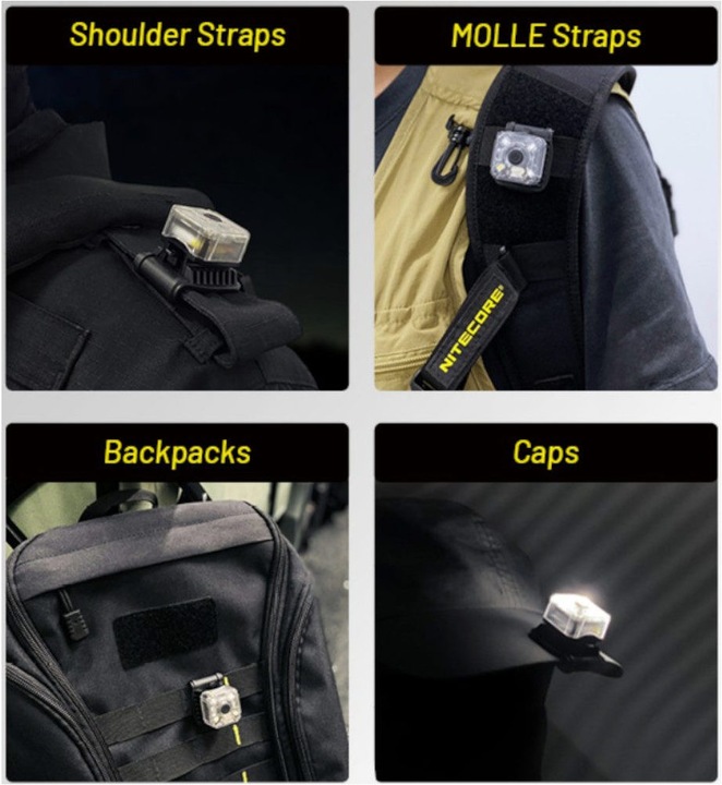 Produktbild Nitecore NSC10 Shoulder Clip for NU06/NU07