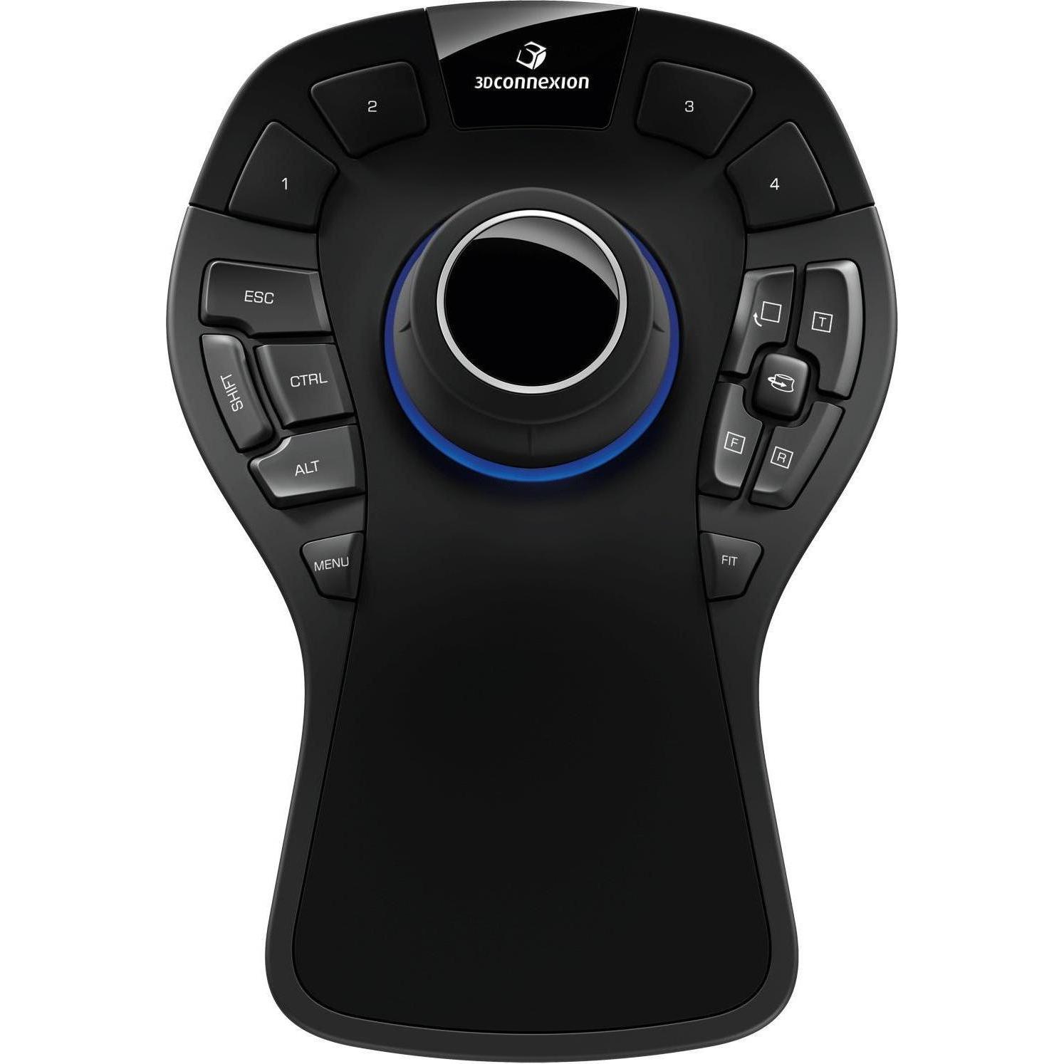 3Dconnexion SpaceMouse Pro (Kabelgebunden), Maus, Schwarz