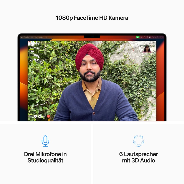 Produktbild Apple MacBook Pro – 2023 (14", M2 Pro, 16 GB, 512 GB, DE)