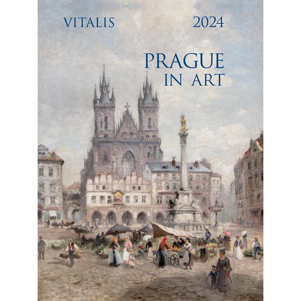 Vitalis, Kalender, Hiller:Prague in Art 2024 (Harter Einband)