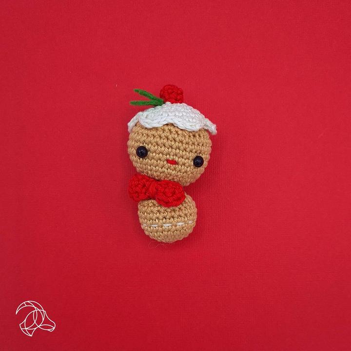 Actual product image Hardicraft Mini Gingerbread Man - Crochet Set