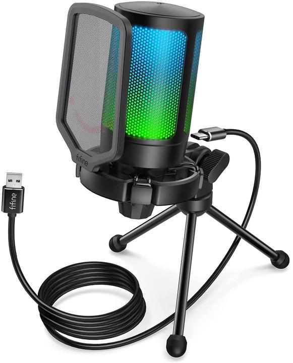 Fifine Microfono da gioco USB