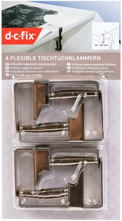 Produktbild DC Table Tischtuchklammer Click (4 x 8.5 cm)