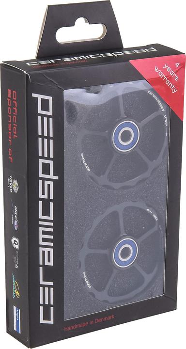 Actual product image Ceramicspeed OS Pulley Wheels (spare) Black Alloy