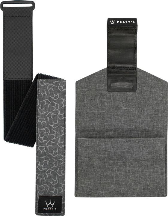 Actual product image Peaty's HoldFast Trail Tool Wrap Slate - Slate Grey (Frame bag)